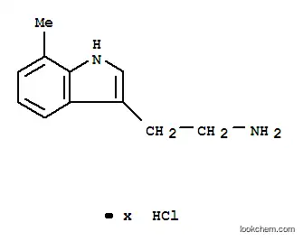 Molecular Structure of 26346-39-4 (2-(7-METHYL-1H-INDOL-3-YL)ETHYLAMINE HYDROCHLORIDE)