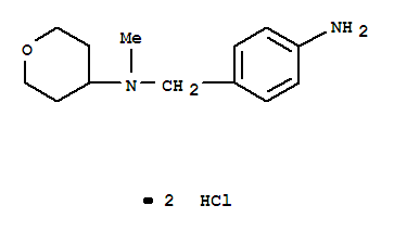 N-[(4-AMINOPHENYL)METHYL]TETRAHYDRO-N-METHYL-2H-PYRAN-4-AMINE DIHYDROCHLORIDE(263765-61-3)