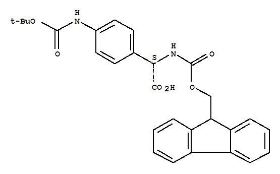 (4-TERT-BUTOXYCARBONYLAMINO-PHENYL)-[(9H-FLUOREN-9-YLMETHOXYCARBONYLAMINO)]-ACETIC ACID