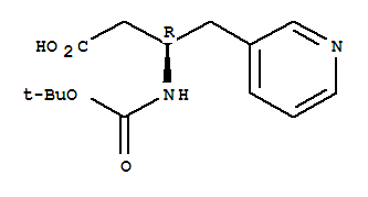 (R)-3-((tert-Butoxycarbonyl)amino)-4-(pyridin-3-yl)butanoic acid