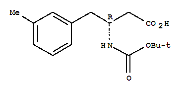 BOC-(R)-3-AMINO-4-(3-METHYL-PHENYL)-BUTYRIC ACID  CAS NO.269398-83-6