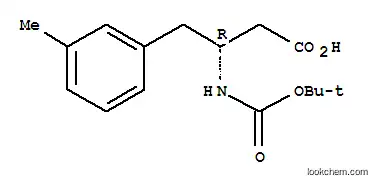 Molecular Structure of 269398-83-6 (Boc-(R)-3-Amino-4-(3-methyl-phenyl)-butyric acid)