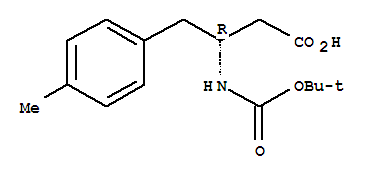 Benzenebutanoic acid, b-[[(1,1-dimethylethoxy)carbonyl]amino]-4-methyl-,(bR)-