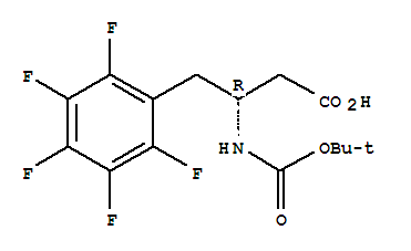 (R)-3-((tert-Butoxycarbonyl)amino)-4-(perfluorophenyl)butanoic acid