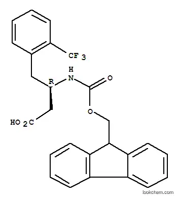 Molecular Structure of 269726-72-9 (Fmoc-(R)-3-Amino-4-(2-trifluoromethyl-phenyl)-butyric acid)