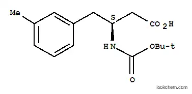 (S)-3-((tert-butoxycarbonyl)amino)-4-(m-tolyl)butanoic acid