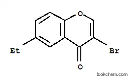 Molecular Structure of 288399-50-8 (3-BROMO-6-ETHYLCHROMONE)
