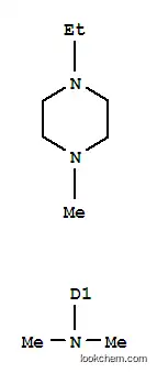 Molecular Structure of 29589-40-0 (1-[(dimethylamino)ethyl]-4-methylpiperazine)