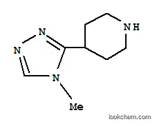 Molecular Structure of 297172-18-0 (5-(PIPERIDIN-4-YL)-4-METHYL-4H-1,2,4-TRIAZOLE)