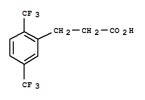2,5-Bis(trifluoromethyl)benzenepropanoic acid