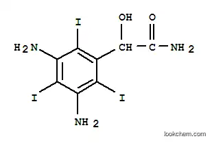 Molecular Structure of 304851-93-2 (Benzeneacetamide,  3,5-diamino--alpha--hydroxy-2,4,6-triiodo-)