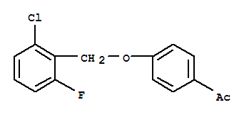 1-{4-[(2-Chloro-6-fluorobenzyl)oxy]phenyl}-1-ethanone 306934-77-0