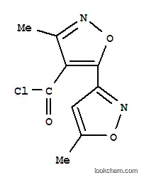 Molecular Structure of 306936-71-0 (3-METHYL-5-(5-METHYLISOXAZOL-3-YL)ISOXAZOL-4-CARBONYLCHLORIDE)