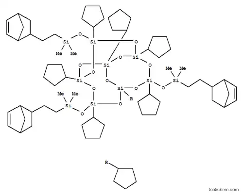 Molecular Structure of 307496-41-9 (TRIS(DIMETHYL(NORBORNENYLETHYL)SILYLOXY&)