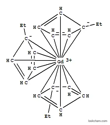 Molecular Structure of 307531-69-7 (TRIS(ETHYLCYCLOPENTADIENYL)GADOLINIUM(I&)