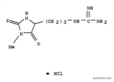 Molecular Structure of 3119-96-8 (MTH-DL-ARGININE HYDROCHLORIDE)