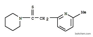 Molecular Structure of 31293-29-5 (Piperidine,  1-[2-(6-methyl-2-pyridinyl)-1-thioxoethyl]-  (9CI))