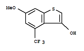 Benzobthiophene-3-ol, 6-methoxy-4-(trifluoromethyl)-
