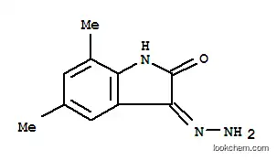 Molecular Structure of 325833-87-2 (1H-Indole-2,3-dione,5,7-dimethyl-,3-hydrazone(9CI))