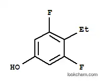 Molecular Structure of 326493-67-8 (Phenol, 4-ethyl-3,5-difluoro- (9CI))