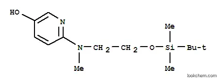 Molecular Structure of 326496-02-0 (6-[[2-(tert-Butyldimethylsilyloxy)ethyl]methylamino]pyridin-3-ol)