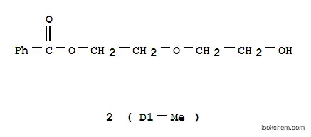 Molecular Structure of 32686-95-6 (Propanol, 1(or 2)-(2-hydroxymethylethoxy)-, monobenzoate)