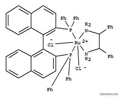Molecular Structure of 329736-05-2 (DICHLORO[(R)-(+)-2,2'-BIS(DIPHENYLPHOSPHINO)-1,1'-BINAPHTHYL][(1S,2S)-(-)-1,2-DIPHENYLETHYLENEDIAMINE]RUTHENIUM (II))
