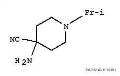 Molecular Structure of 331281-21-1 (4-Piperidinecarbonitrile,4-amino-1-(1-methylethyl)-(9CI))