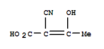 2-BUTENOIC ACID 2-CYANO-3-HYDROXY-