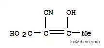 Molecular Structure of 331627-93-1 (2-Butenoic acid, 2-cyano-3-hydroxy- (9CI))