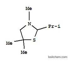 Molecular Structure of 343340-10-3 (Thiazolidine, 3,5,5-trimethyl-2-(1-methylethyl)- (9CI))