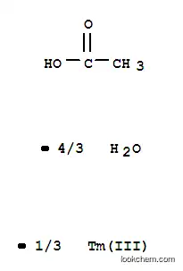 Molecular Structure of 34431-47-5 (THULIUM(III) ACETATE HYDRATE)