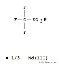 Molecular Structure of 34622-08-7 (NEODYMIUM(III) TRIFLUOROMETHANESULFONATE)