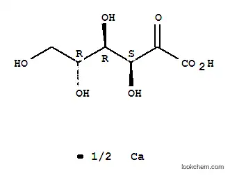 Molecular Structure of 3470-37-9 (2-KETO-D-GLUCONIC ACID HEMICALCIUM SALT)