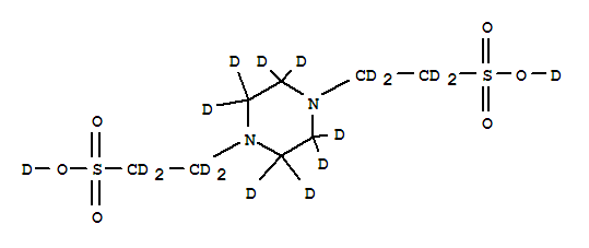 1,4-Piperazine-2,2,3,3,5,5,6,6-d8-diethane-a,a,b,b-d4-sulfonic acid-d (9CI)
