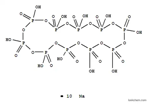 Molecular Structure of 35340-88-6 (Sodium decametaphosphoric acid)