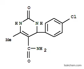 Molecular Structure of 353482-89-0 (5-Pyrimidinecarboxamide,4-(4-chlorophenyl)-1,2,3,4-tetrahydro-6-methyl-2-oxo-(9CI))
