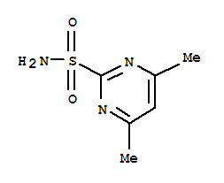 Molecular Structure of 35762-76-6 (2-Pyrimidinesulfonamide,4,6-dimethyl-)
