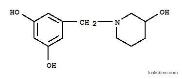1,3-Benzenediol, 5-[(3-hydroxy-1-piperidinyl)methyl]- (9CI)