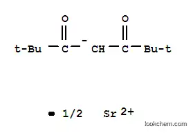 Molecular Structure of 36830-74-7 (BIS(2,2,6,6-TETRAMETHYL-3,5-HEPTANEDIONATO)STRONTIUM(II))