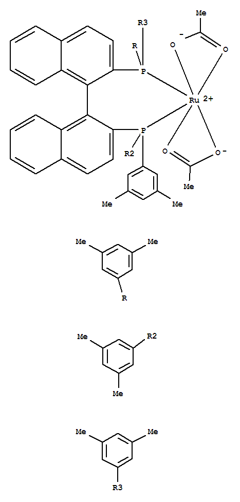 Diacetato[(R)-(+)-2,2'-bis[di(3,5-xylyl)phosphino]-1,1'-binaphthyl]ruthenium(II)