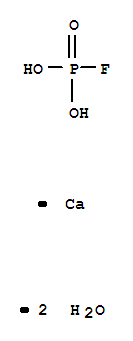 Phosphorofluoridicacid, calcium salt (1:1), dihydrate (9CI)