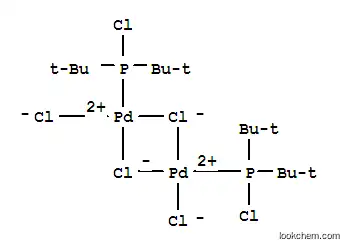 Molecular Structure of 386706-33-8 (DICHLORO(CHLORODI-T-BUTYLPHOSPHINE)PALLADIUM(II) DIMER)