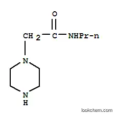 Molecular Structure of 39890-48-7 (1-Piperazineacetamide,N-propyl-(9CI))