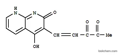 Molecular Structure of 401938-56-5 (4-Pentene-2,3-dione,5-(1,2-dihydro-4-hydroxy-2-oxo-1,8-naphthyridin-3-yl)-(9CI))