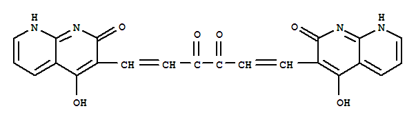1,5-HEXADIENE-3,4-DIONE,1,6-BIS(1,2-DIHYDRO-4-HYDROXY-2-OXO-1,8-NAPHTHYRIDIN-3-YL)-CAS