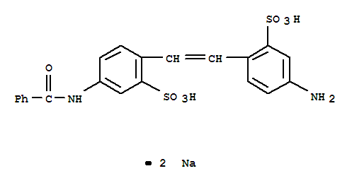 4-AMINO-4'-BENZAMIDOSTILBENE-2,2'-DISULFONIC ACID,DISODIUM SALTCAS