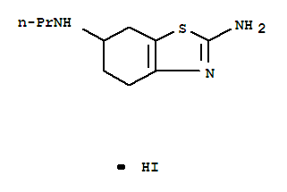 2,6-Benzothiazolediamine,4,5,6,7-tetrahydro-N6-propyl-, hydriodide (1:1)