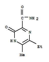 2-Pyrazinecarboxamide, 6-ethyl-3,4-dihydro-5-methyl-3-oxo-