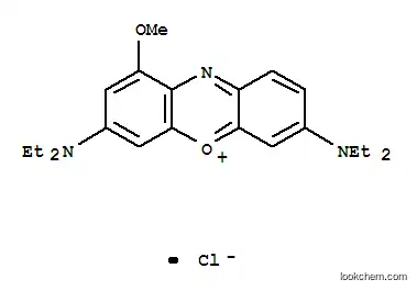 3,7-Bis(diethylamino)-1-methoxyphenoxazin-5-ium chloride
